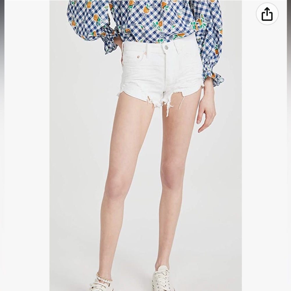 Free People Loving Good Vibrations Cutoffs 28 29 NWT - Picture 7 of 9